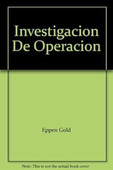 Paperback Investigacion De Operacion Book