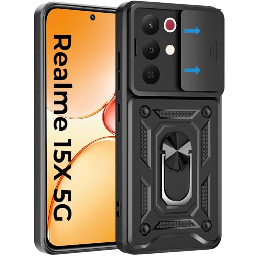 A rtistque Armor Bumper Case for Realme 15x 5G Black Shield-Black - Image 2