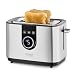 CASO Design Selection T2 Toaster, 2 Slot Toaster with 7 Browning Levels, Defrost and Rewarm Options, Crumb Drawer for Easy Cleaning, Self-Centring Slots