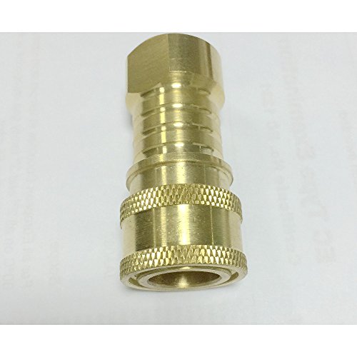 Earth Star - Juego de conectores de gas propano y gas natural (rosca macho de 3/8 pulgadas x rosca hembra de 3/8 pulgadas)