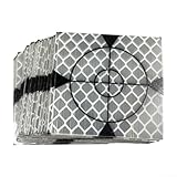 Reflektierende Zielaufkleber für Totalstationen, 100 Stück für genaue Messungen in Tiefbauprojekten (C)