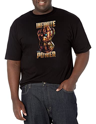 T-shirt Marvel homme 3XL noir coupe longue qui ne remonte pas