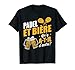 Homme Padel Et Bière Drôle Dicton Joueur De Padel Tennis Padeliste T-Shirt