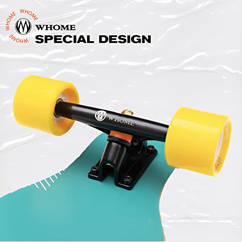 WHOME Skate Longboard Longboard – Pranchas longas pequenas de 78,7 cm para adultos/crianças adolesce