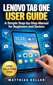 LENOVO TAB ONE USER GUIDE: A Simple Step-by-Step Manual for Beginners and Seniors (English Edition)