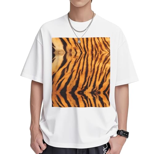 T-shirt tendance décontracté EdWal avec imprimé tigre vêtement femme coton