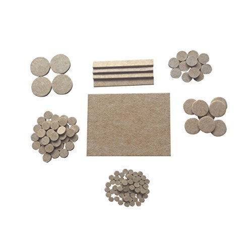 Premium Furniture Pads 181 pcs/Pack,Felt Pads for Floor Protection