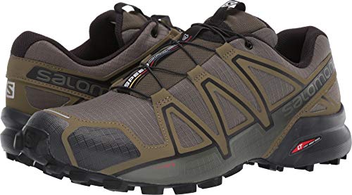 Salomon Herren Speedcross 4 Wide, Trailrunning-Schuhe, grün (grape leaf/burnt...
