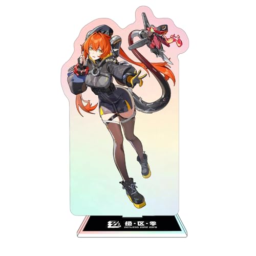 Rainteam Zenless Zone Zero Characters Acrylic Stand Figure,Colorful and Exquisite Character Design for Game Fans' Collection (Orphie Magus)