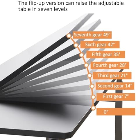 Foldable Table Tray Bedside Laptop Table Home Bed Simple Desk Folding Mobile，Adjustable Height Overbed Table with Wheels Rolling Bedside Desk for Laptop and Writing Large Size (120
