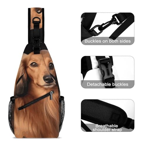 Bolso cruzado estilo bandolera para hiking y viajes miniatura 3