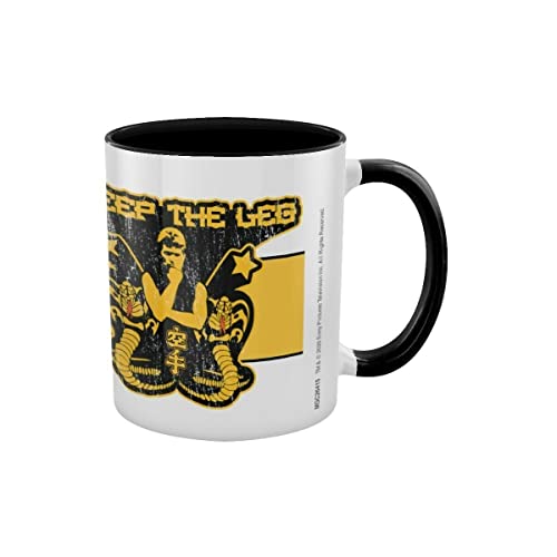 Pyramid International Cobra Kai (Sweep The Leg) Black Coloured Inner Mug 0, 11 Ounces, Cerámica, Color