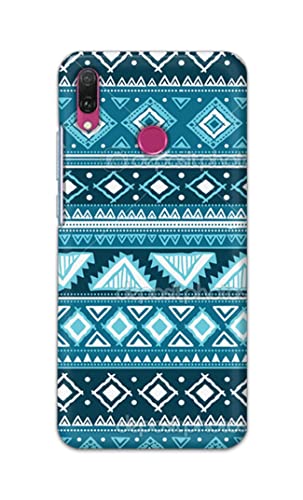 Image of PRINTFIDAA Coloured Tribal Pattern Hard Back Cover for Huawei Y9 (2019), JKM-LX1, JKM-LX2, JKM-LX3, JKM-AL00 /JKM-TL00 Back Cover -(P6) KAT1008