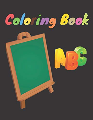 Coloring Book: Classic ABC Coloring Book / Learning activity book Gift, 34 Pages, White paper,8,5x11, Soft Cover, Matte Finish