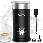 Rafow – 4-in-1 elektrischer Milchaufschäumer Dampfgarer – Heißer und