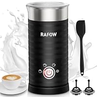 Rafow – 4-in-1 elektrischer Milchaufschäumer Dampfgarer – Heißer und