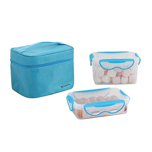 Lunch Box 2 cajas hermetiques azul sep109b