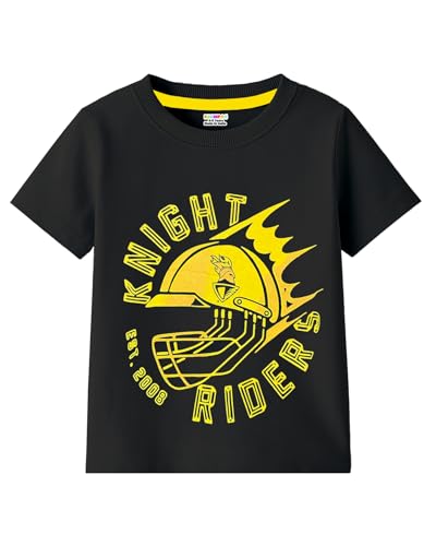 Image of Kuchipoo Boys Half Sleeves Regular Fit Cotton T-Shirt