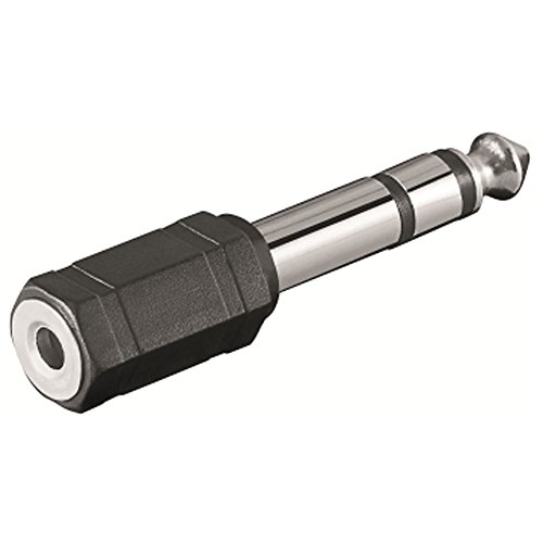 Preisvergleich Produktbild Goobay 3ÂStück Adapter Audio 6,35Âmm Männlich (3-pin, Stereo)Â3,5Âmm Buchse (3-pin, Stereo)