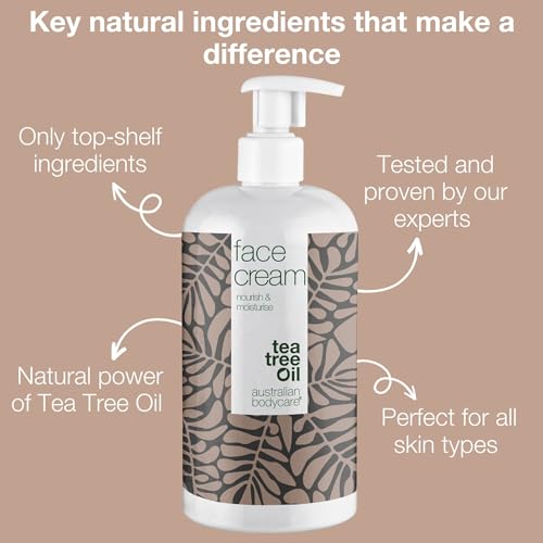 Face Cream for Pimples Acne & Blackheads 500 ml, Fast-Absorbing Moisturizer with Bakuchiol, Vitamin E & Natural 4-Terpineol - Image 3