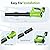 Electric Leaf Blower Cordless with 2 3.0Ah Battery and Charger, 2 Speed Mode 650CFM 280MPH Patio Tools with 2 Tubes, 20V Battery Powered Leaf Cleaner Handheld Blowers for Lawn Care, Dust, Leaves, Yard