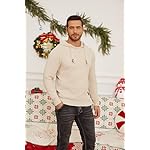 Zaitun Mens Hooded Sweatshirt Lightweight Diamond texture Warm Hoodie Drawstring Solid Knitted Pullover Sweater - Image 2