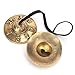 Geytetqi 2 Pair Tibetan Tingsha Cymbals, 2.56 Inch Meditation Chime Bells, meditation bell Instruments, Traditional Finger Cymbals for Therapy, Meditation and Yoga