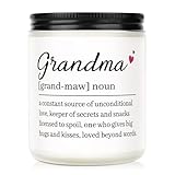 Gifts for Grandmas Mothers Day, Grandma Birthday Gifts, Grandma Candle,Grandmas Gift from Grandkids, Lavender Scented Candle Present for Grandmother