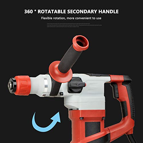 QHYXT Bohrhämmer, Industrie-Elektrohammer, Kupferkernmotor für effektive Wärmeableitung, Keine Brennmaschine, 360… – Bild 3