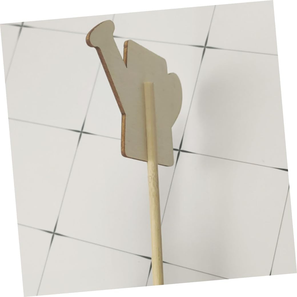 Flowerpot Topper 10pcs Wood Mini Chalkboard Picks for Reminders