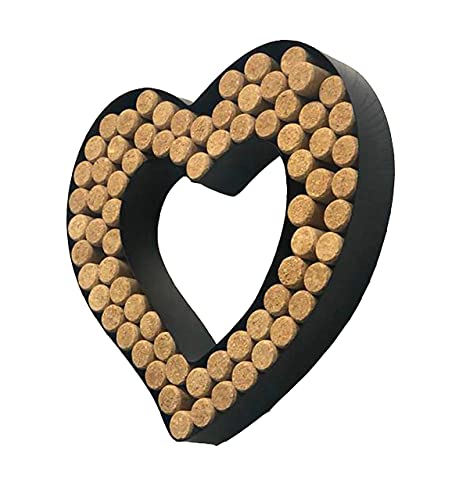 Decomil Wine Cork Holder (Heart) | Decorative Wine Cork Holder (Heart) | Wall Art Cork Holder Decor (Heart) #TOP6