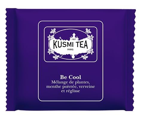 KUSMI TEA - BE COOL BIO - Box mit umhüllten Teebeuteln (50)
