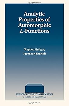 Hardcover Analytic Properties of Automorphic L-Functions (Perspectives in Mathematics) Book