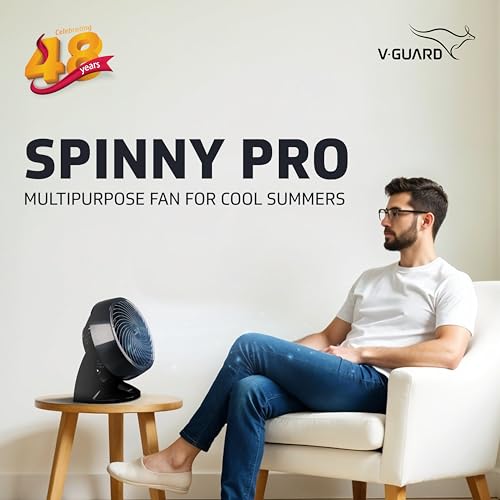 V-Guard Spinny Pro 180mm Personal Fan - Image 2 of 5