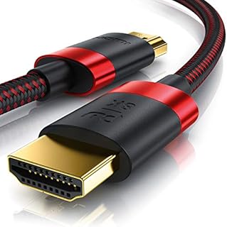 Primewire - HDMI 2.1 8k 4k Cable 1M, 8k@30Hz 120Hz DSC, 4k@60Hz 120Hz 144Hz 240Hz DSC, UHD II High Speed Ethernet HDMI Lead 3D HDR 10+ eARC Dolby Vision Compatible with PC Laptop TV Sky PS5 PS4 Xbox