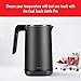 ZWILLING Enfinigy Cool Touch 1.5-Liter Electric Kettle Pro, Cordless Tea Kettle & Hot Water - Black