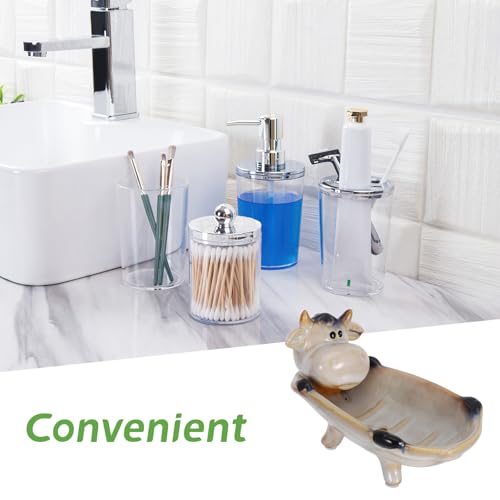 Porte-savonnette animaux céramique cuisine salle de bain