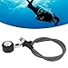Yuecoom Diving Pressure Gauge,Scuba Diving Pressure Gauge,uminous Submersible Pressure Gauge with High Pressure Hose,for BCD Regulator Underwater Diving Equipment,8mm/0.31in(65cm)