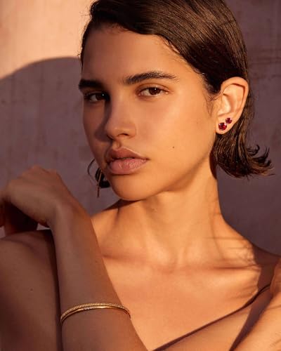 6 Pairs Stud Earrings Set, Hypoallergenic Cubic Zirconia Earrings 316L Stainless Steel CZ Earrings 3-8mm3