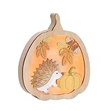 秋の収穫 木製 卓上サイン 感謝祭 装飾 ナチュラル グレイン マントル ディスプレイ ホリデー アクセント ヴィンテージ 秋 テーブルオーナメント