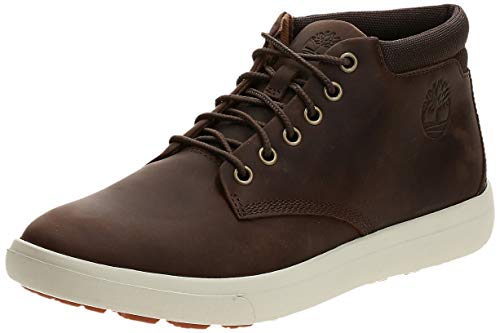 Timberland Ashwood Park Leather', Botas Chukka Hombre, Marrón Dk Brown Full Grain, 43 EU