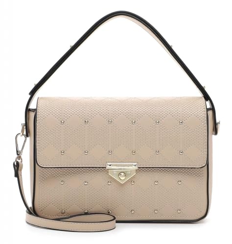 Tamaris Madeline Handbag M beige avec compartiments spacieux et zip