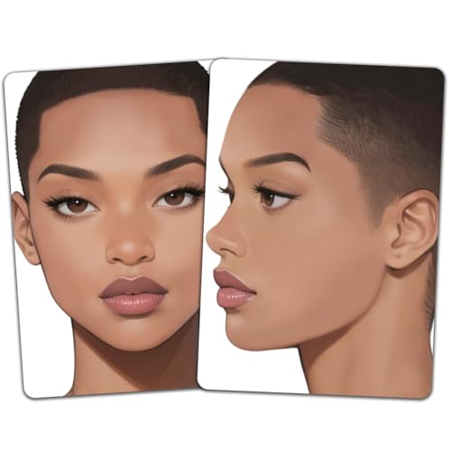Tableau d'entraînement peinture faciale réutilisable et lavable pour s'exercer