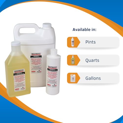 MBM AC CED21/6 Destroyit Shredder Oil (Pack of 6), 1 Quartz Bottles (32oz), Compatible with Any Distroyit Shredders, Special Formula