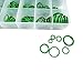 Beduan 270pcs Compressor O Rings Kit 18 Sizes Car Air Conditioning AC Rubber O-Ring Gasket Assortment Set (Green)