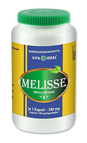 VITAIDEAL ® Melisse (Melissa officinalis) 180 capsules van elk 380 mg, van puur natuurlijke kruiden, zonder additieven… - Image 4