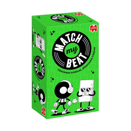 Match My Beat Juego de Mesa y Cartas Musical, más de 200 Canciones