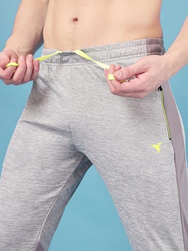 Image of TECHNOSPORT Men's Slim Fit Active Running Track Pant - (MPP681-123-P) Pack of 1