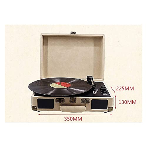 Record Player Turntable with USB Recording 3 Speed Vinyl with Pitch Control Support 3-Sizes of Records - Les Beatles, Paul McCartney, John Lennon, RIngo Starr, George Harrison Record Player Turntable with USB Recording 3 Speed Vinyl with Pitch Control Support 3-Sizes of Records – Image 3