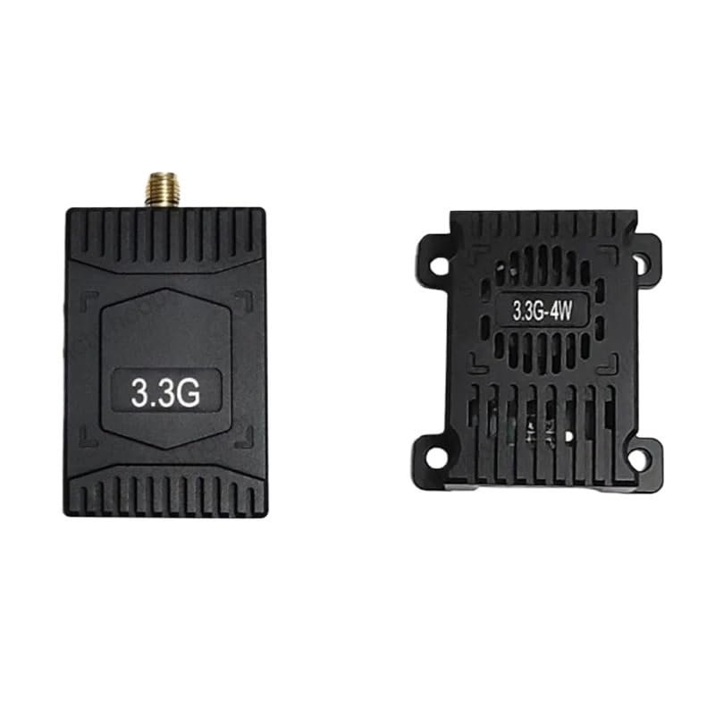 Modulo Trasmettitore VTX 3,3GHz 4W FPV Ricevitore VRX Con Antenna